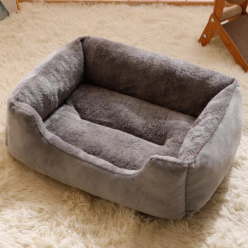 3 in 1 Pet Dog Sofa Bed Kennel Mat Soft Puppy Bed Cat House Large Dog Winter Multifunctional Warm Pet Sofa Cat Supplies