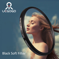 UEGOGO Soft Focus Black Mist Diffusion Filter Camera Lens Filter Diffusion Dream Effect 52/55/62/67/72/77/82mm for Nikon DSLR