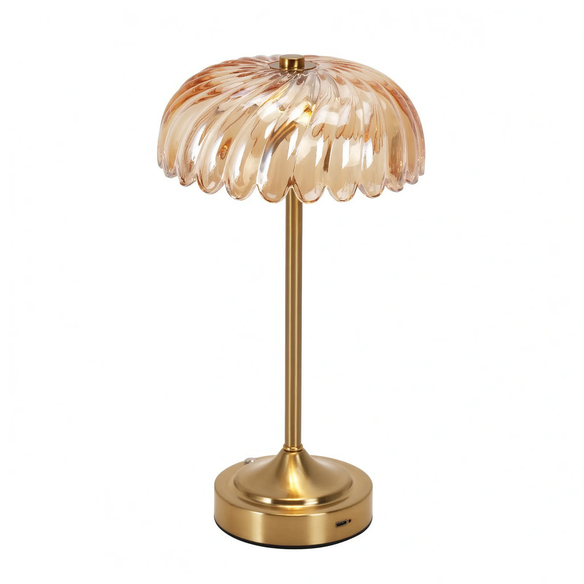 Luxury American Style Glass Crystal Table Lamp Bedside Nightstand Light Decorative Accent