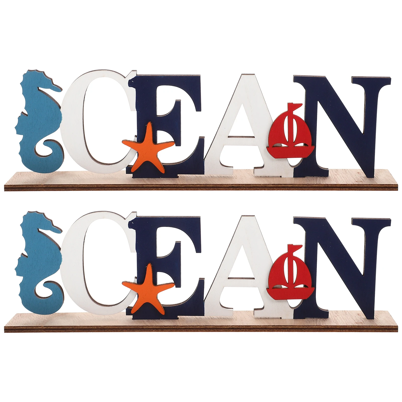 

2 Pcs Wooden Alphabet naments Home Decoration Creative Letter Decor Bedroom Living Room Tabletop Accessories Rustic