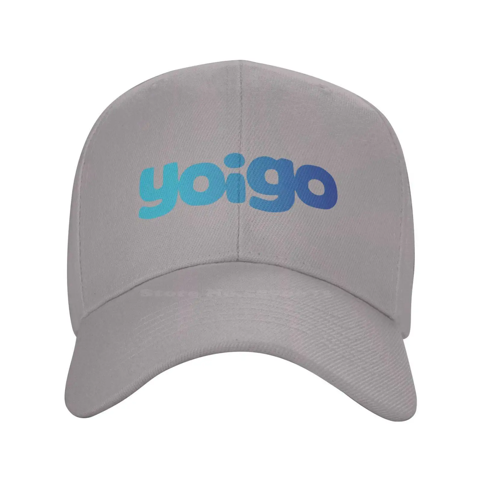 Yoigo Logo Moda qualidade Denim cap Chapéu malha Baseball cap