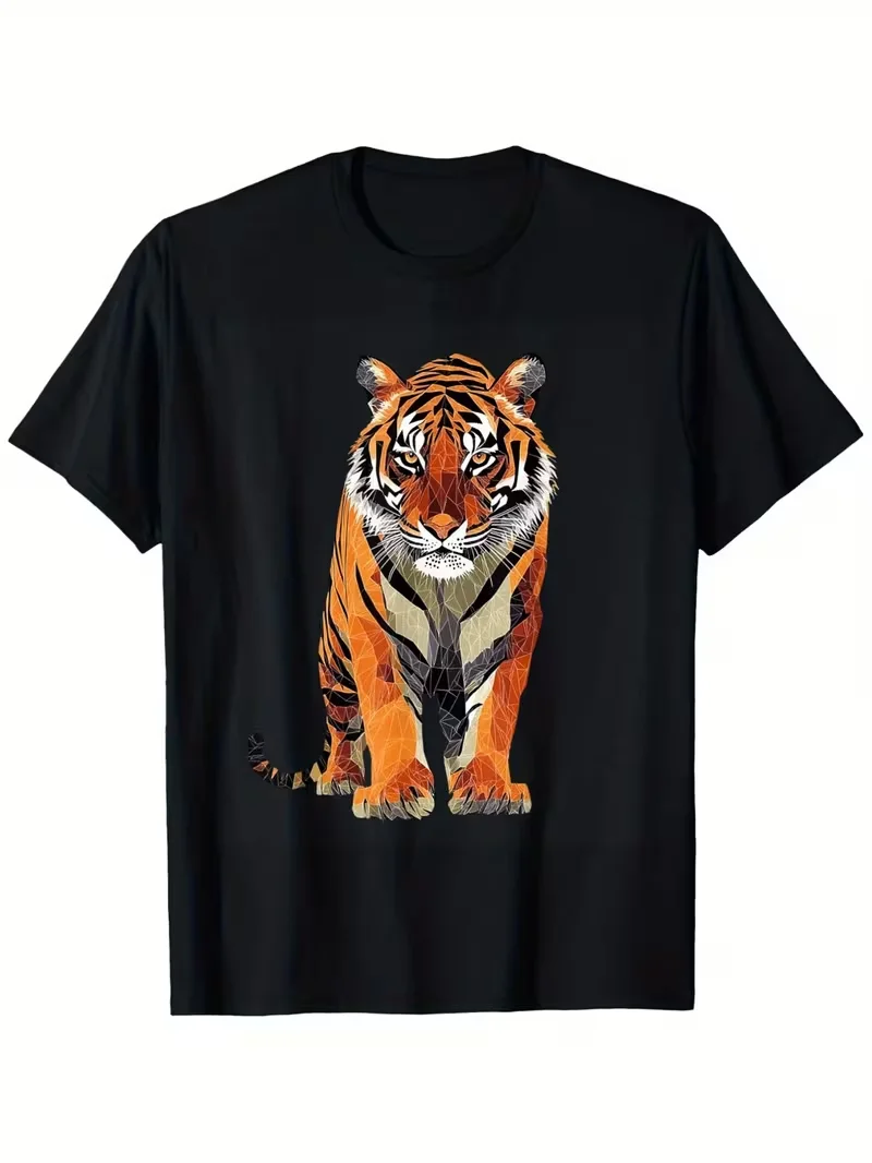 

Men's 3D Printed T-Shirt Streetwear Men and Women Short Sleeved, Retro Hip Hop Trend Oversized T-Shirt Summer Loose Streetwear