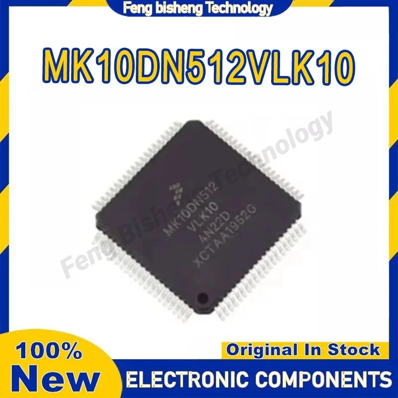 MK10DN512VLK10 MK10DN512VLK MK10DN512 MK10DN MK10 IC MCU Chip FQFP-80 100% Novo Original em estoque