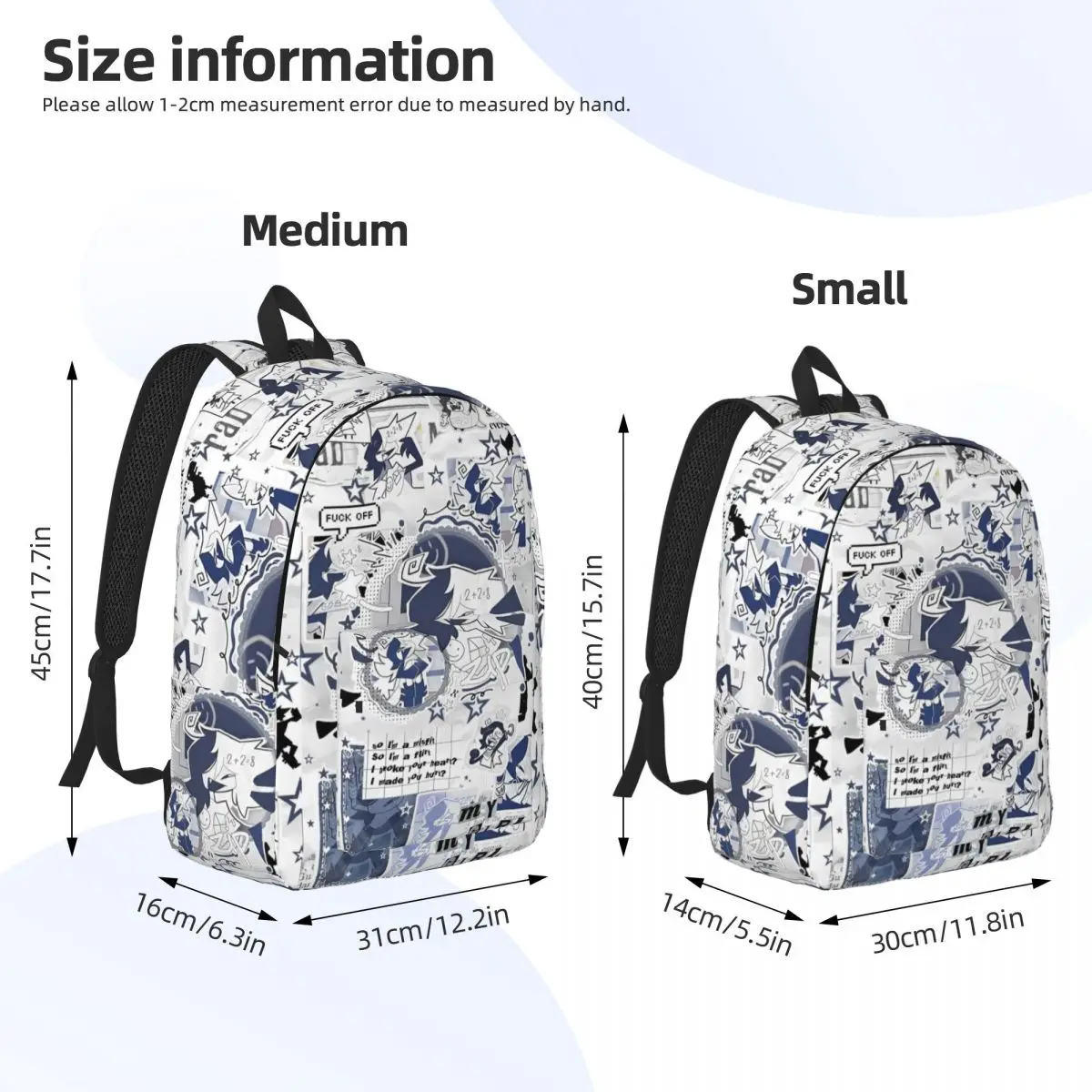 Mochila escolar com zíper para educação de papel, para homens, mulheres, adolescentes, estudantes, negócios, desenho animado, jogo, faculdade, sacos de lona, esportes