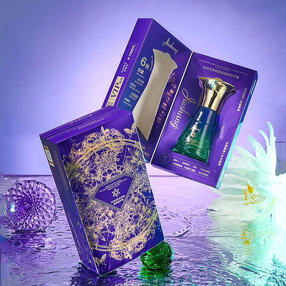 Baichi Flower Polypeptide Firming Brighten Essence Moisturizing Improve Dry Rough Smooth Elastic Female Beauty Essence Skincare