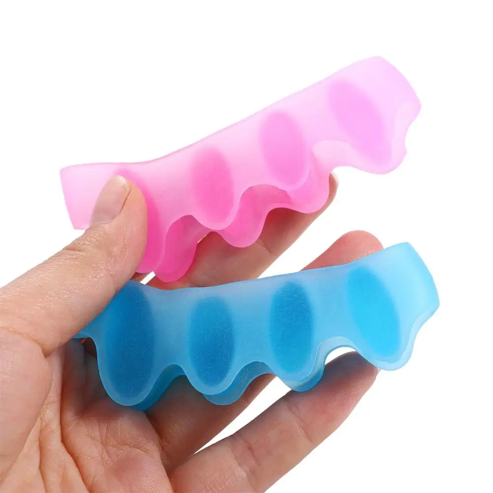 Voetverzorging Strooier Teenseparator Stijltang Orthopedische teenproducten Teenseparator Teenverdeler met vijf gaten Valgus Corrector