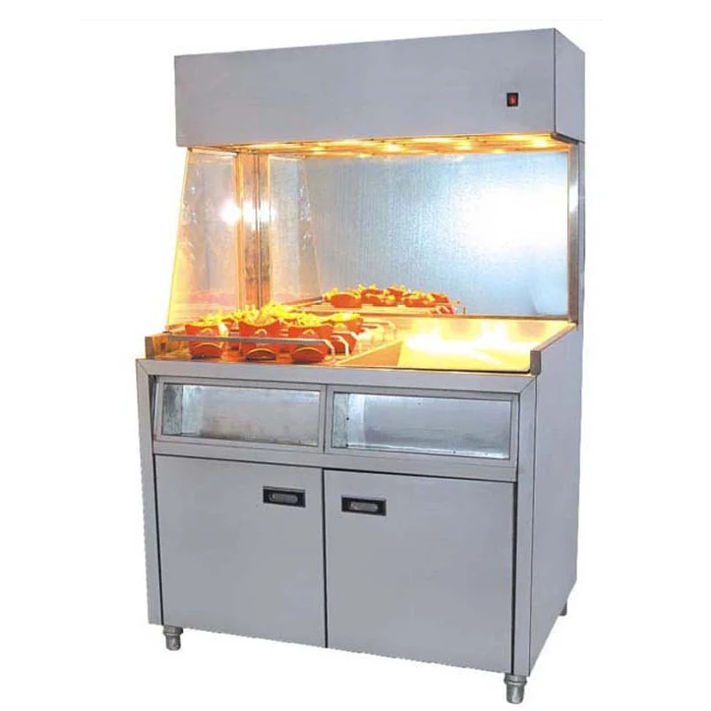 

Stainless steel hotel restaurant freestanding potato chip heater