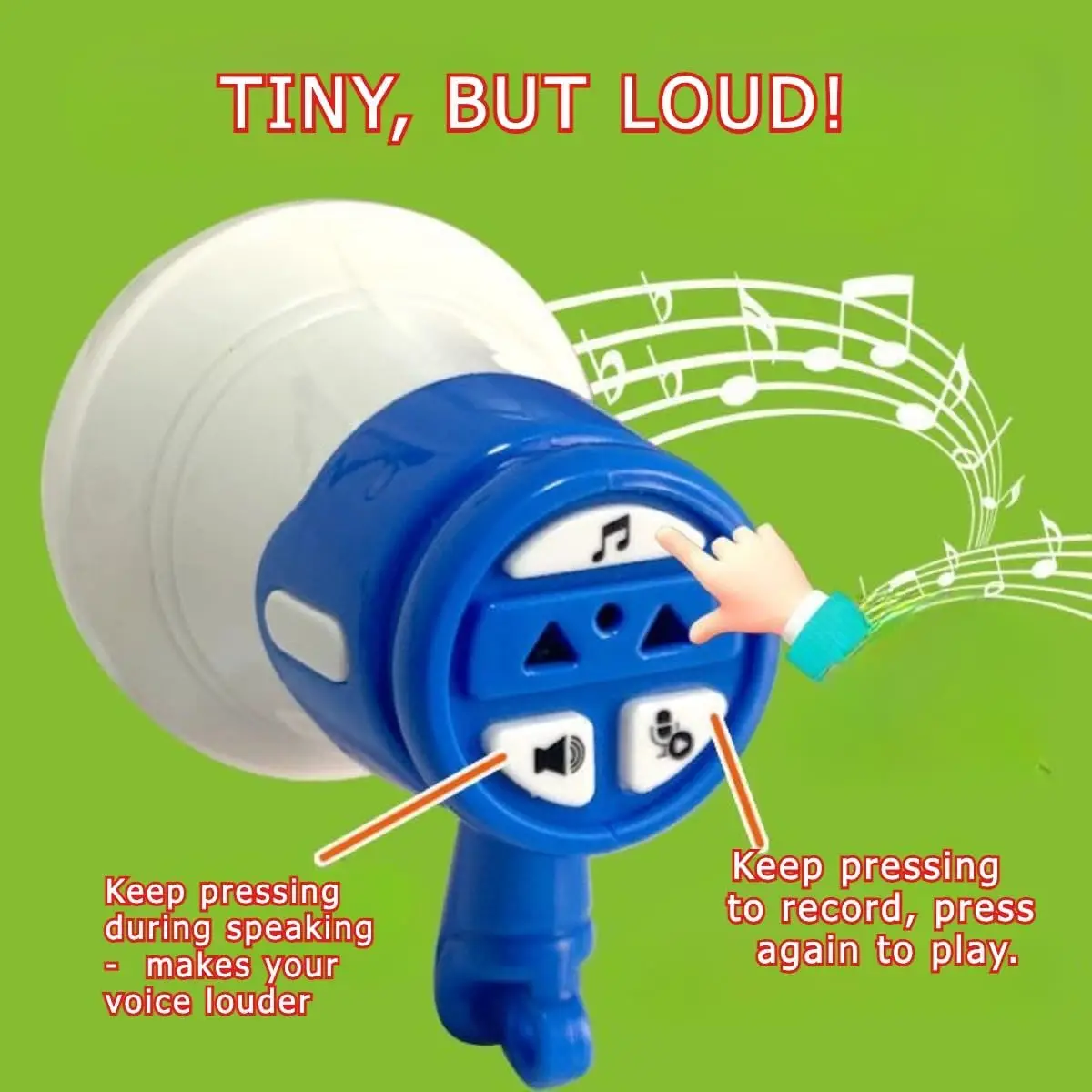 Loud Speaker, Small Speaker Toy Keychain, Handheld Prank Toy, Recordable Toy, Mini Amplifier, Funny Prank Toy for Friends, Suitable for Holiday Gifts, Novelty Toy!!!