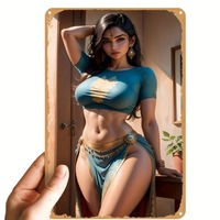 Vintage Metal Sign 12x8 Inch Rustic Wall Art Garage Man Cave Aluminum Decor