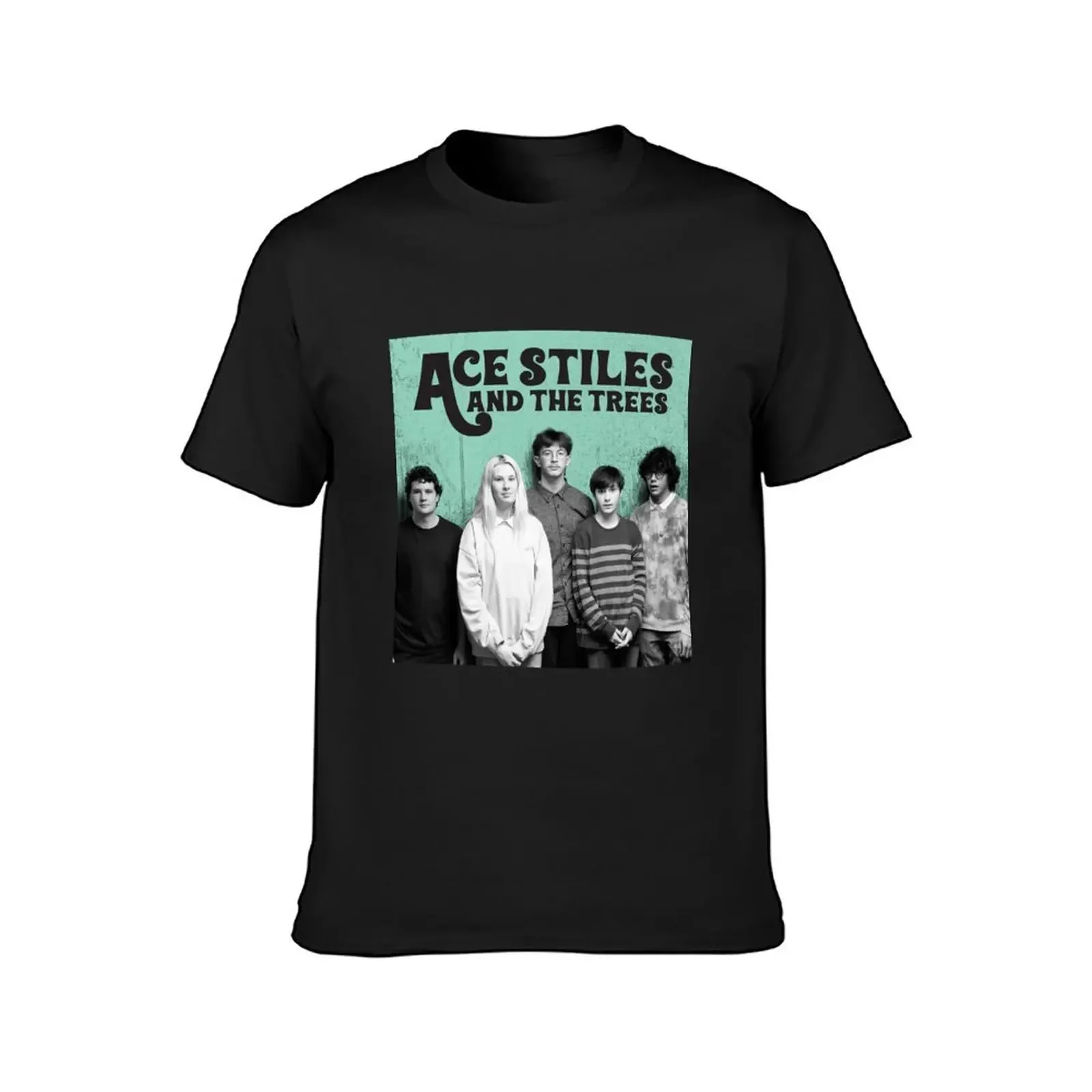 Ace Stiles + the Trees T-Shirt vintage anime shirt cotton graphic tees mens t shirt