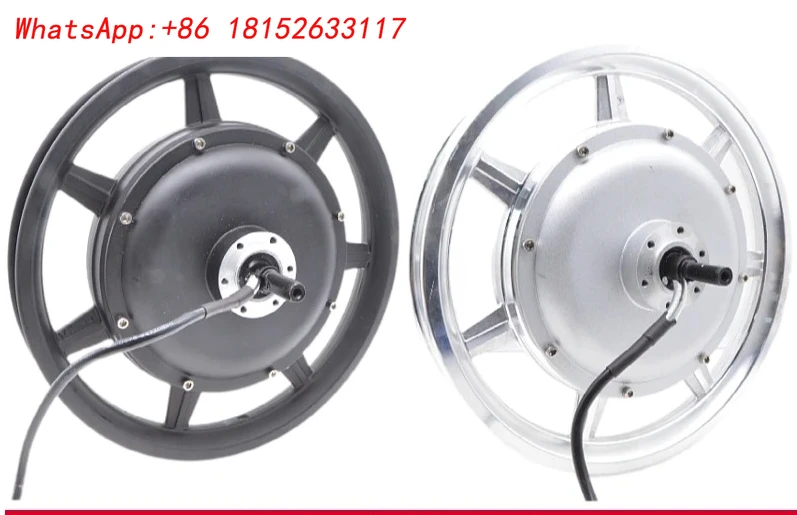 14 بوصة 48 فولت قيادة السيارة 400W500 موتور فرش بلا أسنان محرك خلفي صامت تسلق مكبح قرصي محور العجلة تحكم