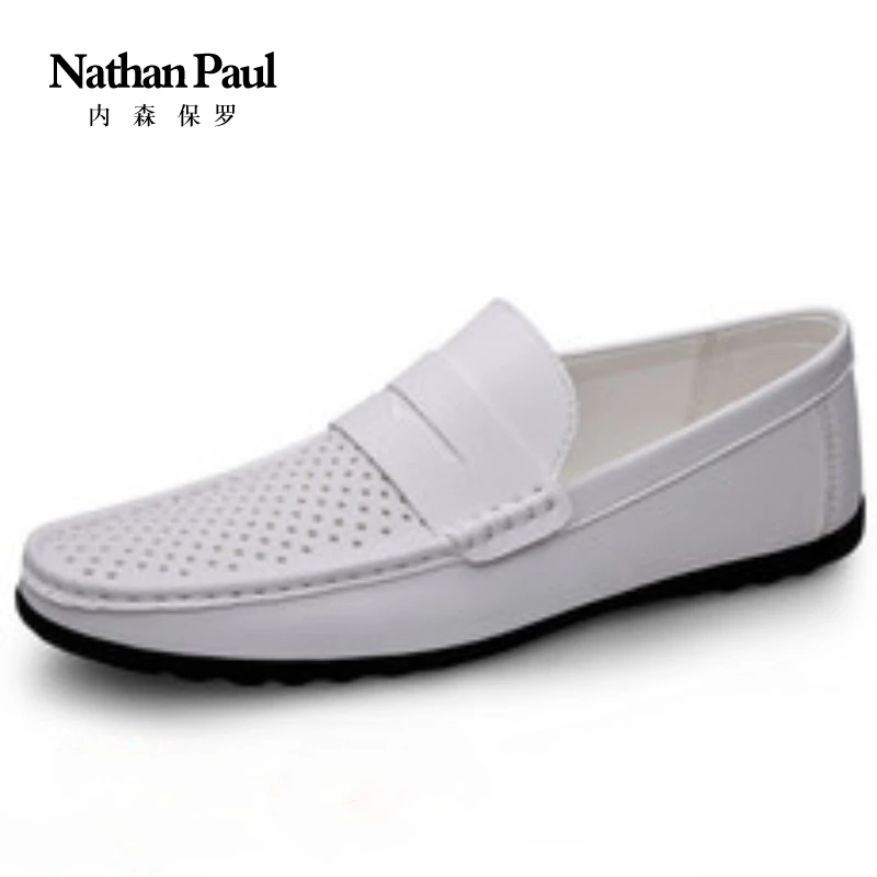 

Нескользящие и износостойкие ленивые однопедальные легкие туфли из полой кожи из микрофибры. Новинка 2025 года, мода и высокое качество.