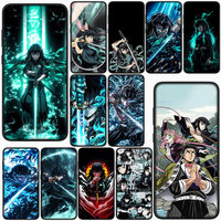 for Motorola Moto G52 G10 G20 G30 G32 E13 E20 E32 E40 E30 E7 G7 G8 G9 Plus G24 Power Case Muichiro Tokito Demon Slayer Tanjiro