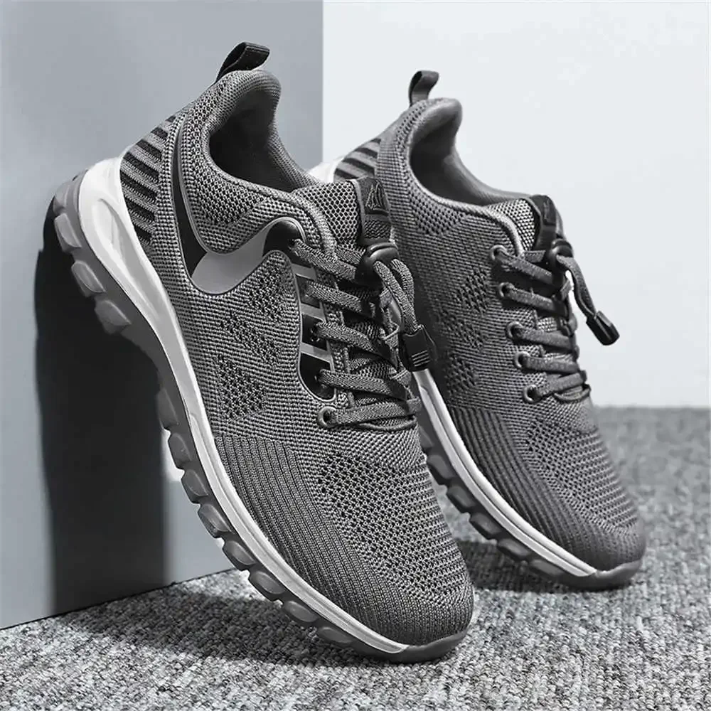 Plataform Quick Lacing System Mans Summer Walking Shoes Casual Size 46 Cheap Sneakers Sports Athlete Male Factory Fitness