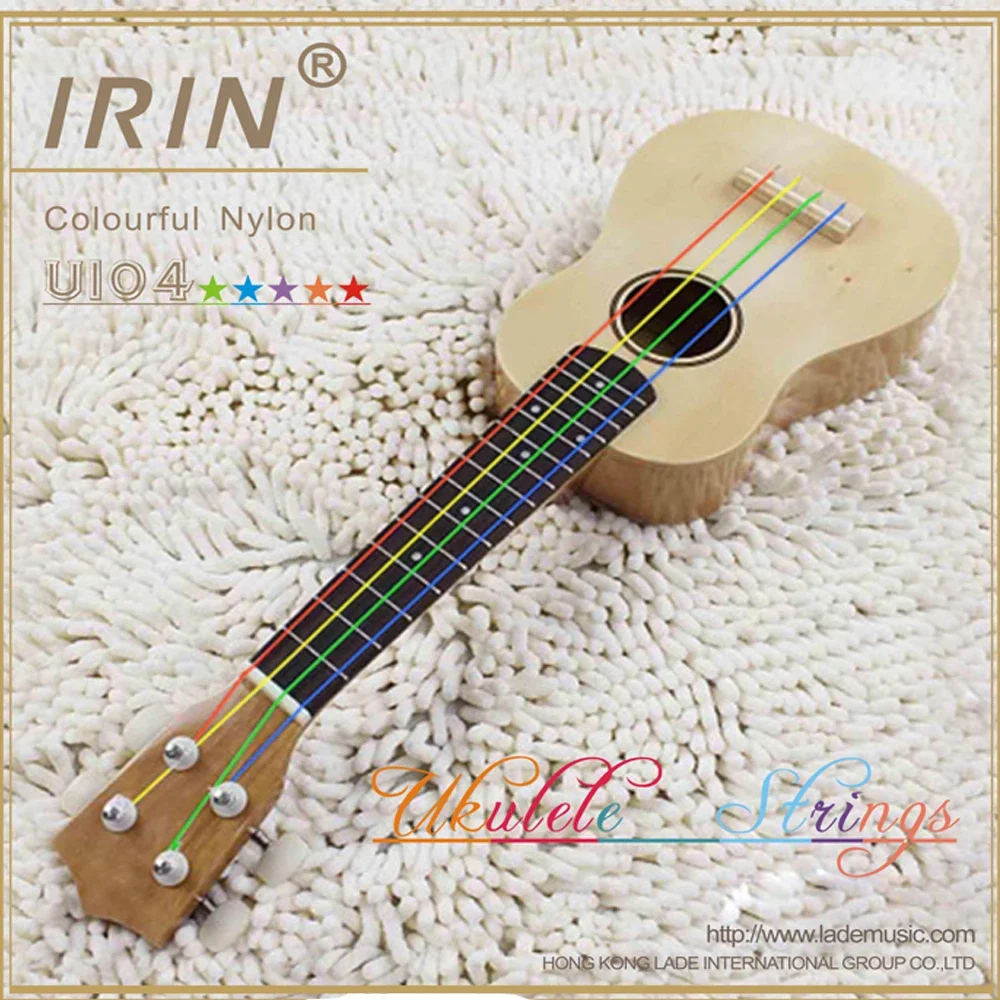 IRIN 4 Pcs/Set Soprano Ukulele Strings Nylon Musical Instrument Accessories 4 String Hawaiian Guitar Parts & Accessories