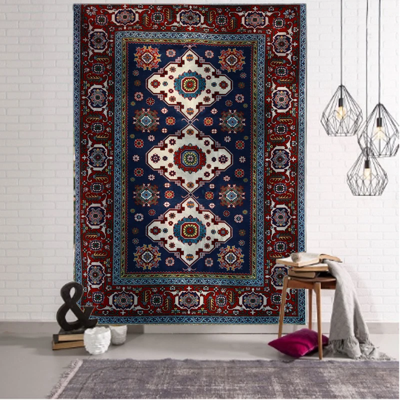 Persian abstract decorative mandala pattern tapestry bohemian hippie tapestry bedroom dormitory living room home decoration