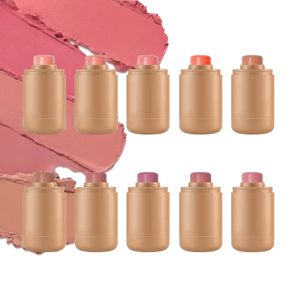 新しいロゴなしマットルージュブラッシュリップスティッククリームスティックリップティント