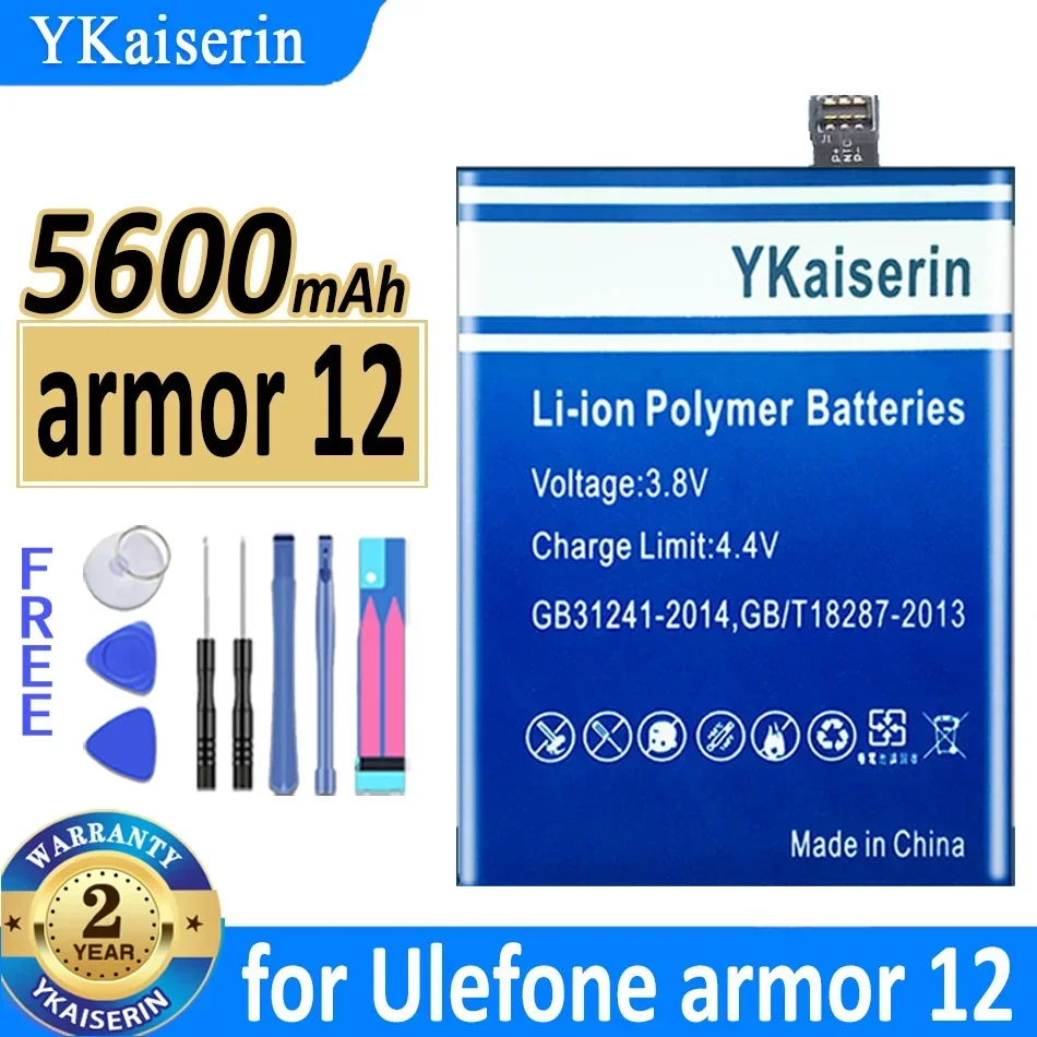 

5600mAh YKaiserin Battery armor 12 (5002) for Ulefone Armor12 Batteria