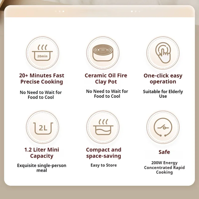 Little Bear Mini 2025 nouveau cuiseur à riz 1,2 l DFB maison intelligente petit cuiseur à riz de cuisson rapide 1-2 cuiseurs à riz ménagers