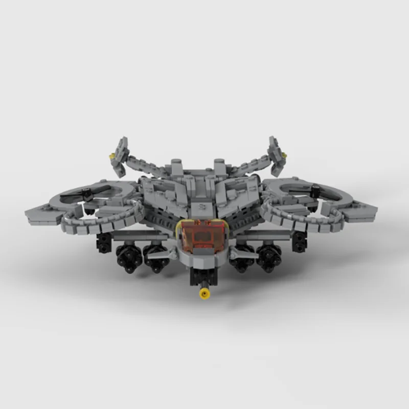 MOC Building Block Breaking Seawasp Aerocraft Model Science Fiction Spacecraft Technology Bricks DIY Assembled Assembly Toy Gift