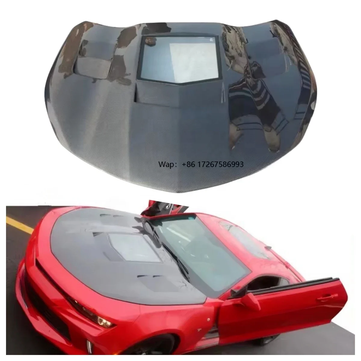 Aluminum Original Engine Hood for Camaro 2016-2018 Auto Body Parts Bonnet Cover