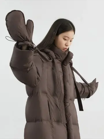 Women Long Down Jacket CHIC VEN Korean Women Long Down Coats Solid Loose Casual Hooded Female Down Jacket 90 White Duck Down Thick Autumn Winter 2026