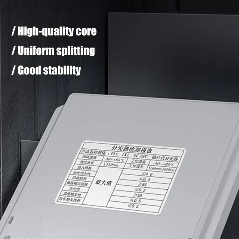 T5EA High Performances 1x4 UPC PLC Optical Splitter ABS Обновления сплиттера для многофункционального использования в центрах