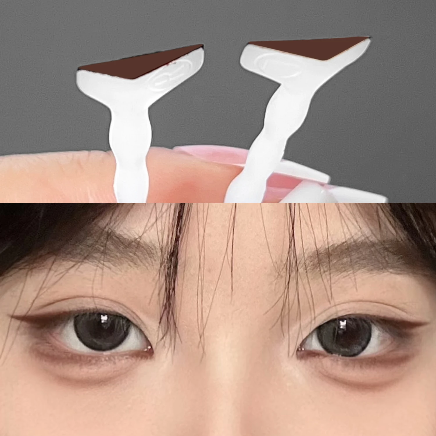 DIY Eye Liner Extension Stamps for Beginner Long Lasting Eyelashes Template with Ink Waterproof Eyes Makeup Stencils for Novice