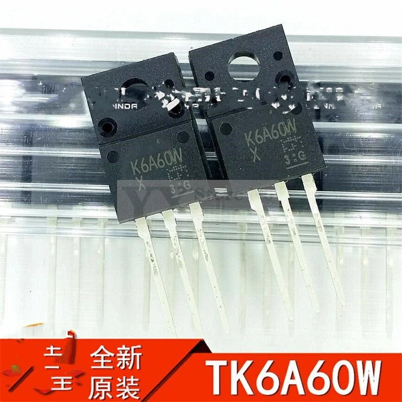 10PCS  TK6A60D K6A60D TK6A60DR K6A60DR TK6A60W K6A60W TK6A65D K6A65D TK6A80E K6A80E TO-220F