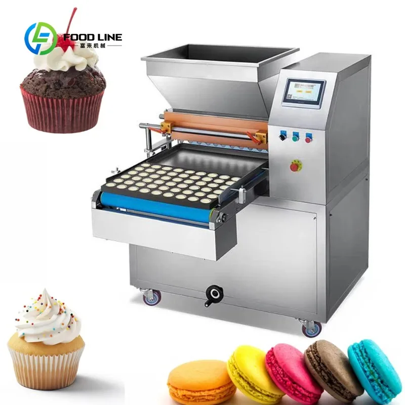 Customized High Speed Cake Batter Filling Machine Madeleine Cakes Forming Machine Cookie Depositor Cup Cake Making Machine