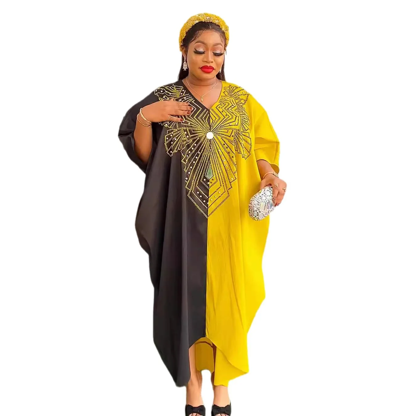 Abaya Dubai Luxury 2024 Traditional African Dresses for Women Dashiki Ankara Outfits Gown Muslim Kaftan Maxi Party Long Dress