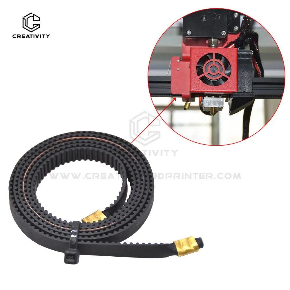 Ender-3 V3 SE/ KE X/Y-axis /loop Belt Assembly Synchronous Rubber GT2 Width 6mm Timing Belt For  ender 3 V3 se,ke Print