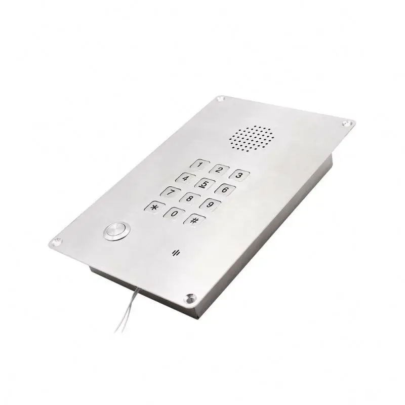 Emergency Handsfree Intercom Telephone,IP65 Clean room telephone with full keypad