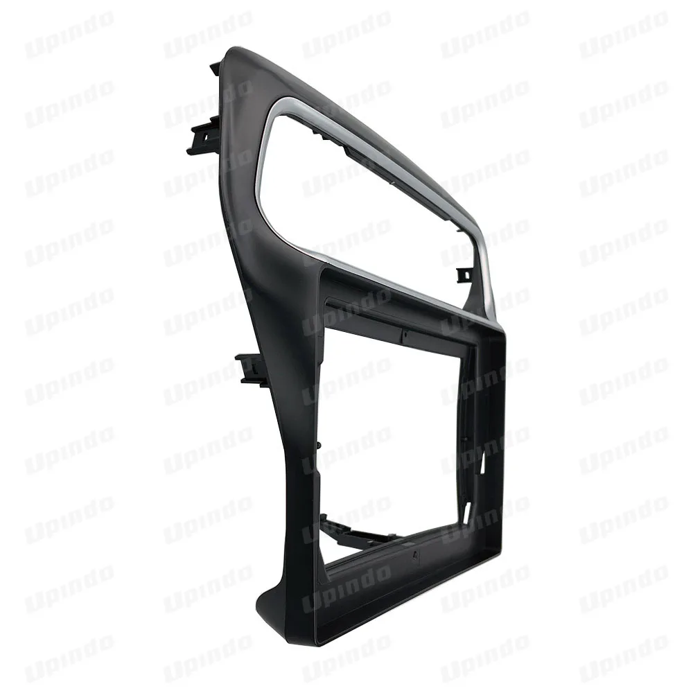 For Ford Escort 2014+ 2 Din 10.1 Inch Fascia Panel Frame Dashboard Trim Kit ABS+PC Plastic for Car Radio Installation