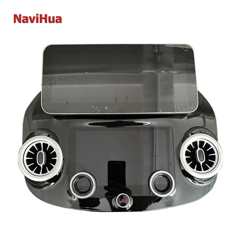 NaviHua For Mercedes Benz Vito 12.3 Inch Multimedia Android Car Radio Head Unit AC Sceen Panel Climate Control Monitor Upgrade