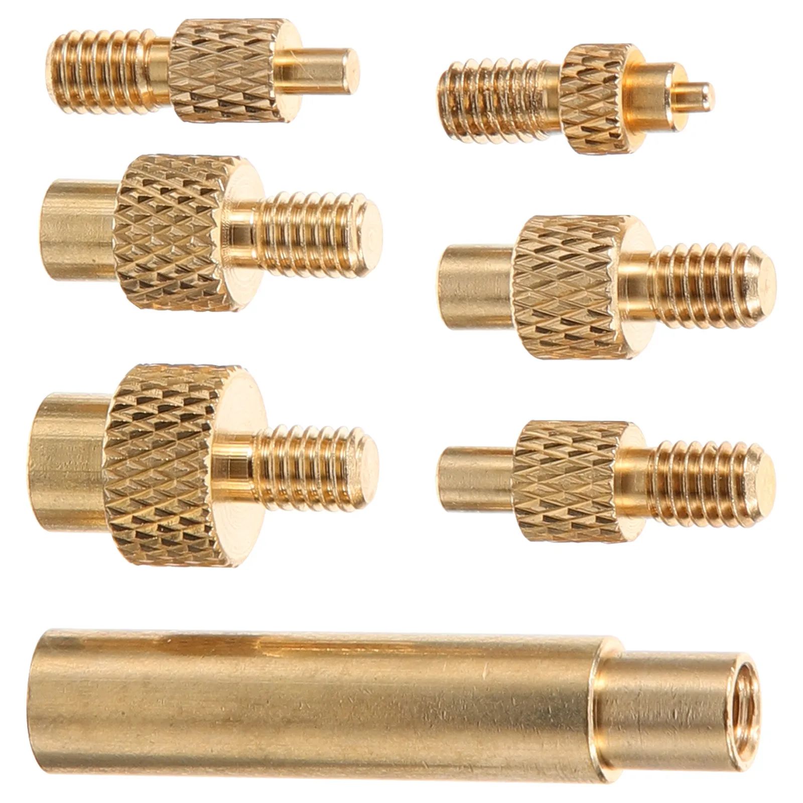 

Hot Melt Nut Kit Insertion Brass Threaded Inserts Nuts Adapter Knurled Heat Tool Reducing