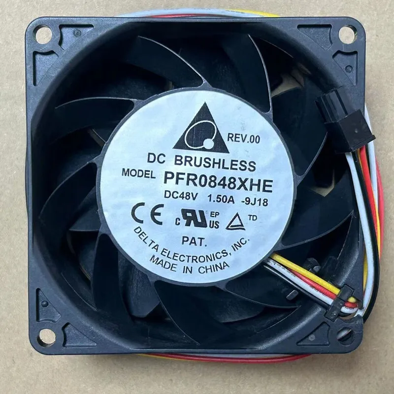 

1PC PFR0848XHE fan 80*80*38mm 48V 1.50A 4pin