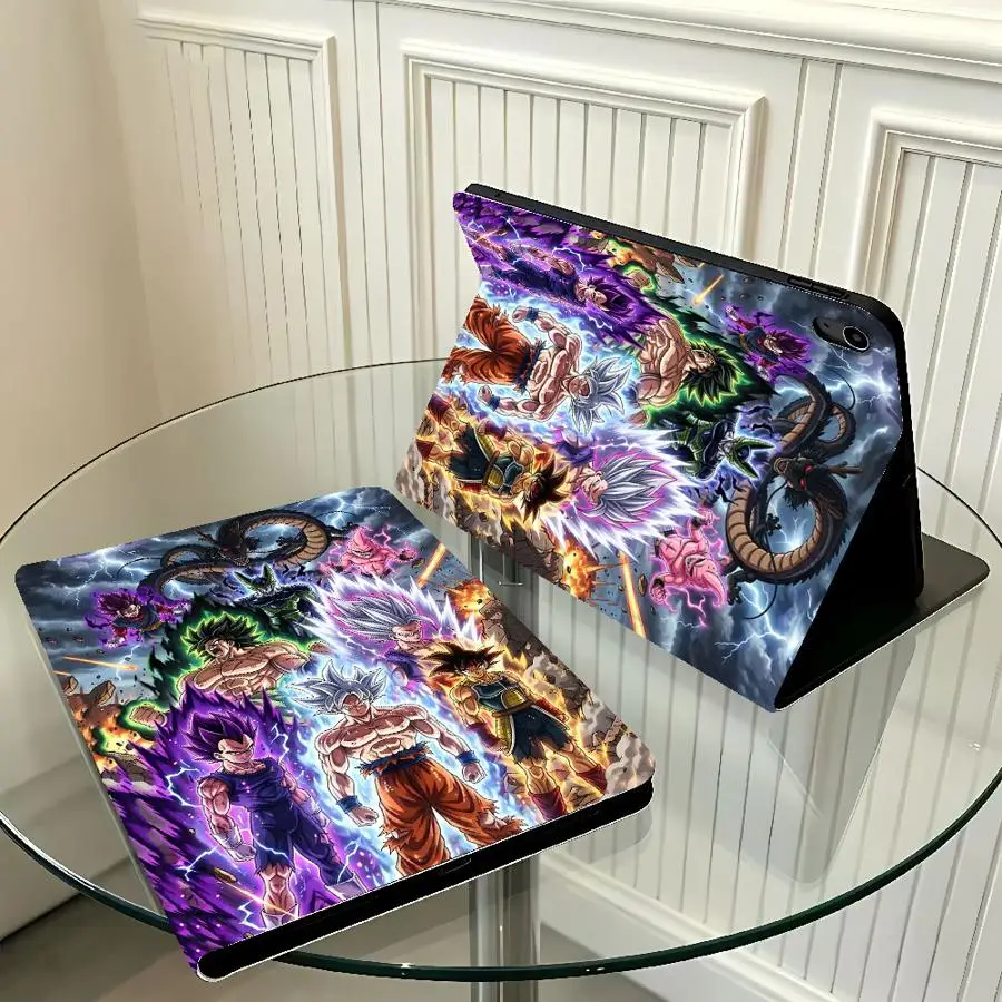 with Pencil Slot Case for Samsung Galaxy Tab S10 Plus A7 Lite A9Plus A11 S11 A8 S9+ S10 Lite S9 FE S10FE S7 S8+ Goku Dragons