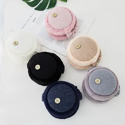 Inverno Caldo Peluche Paraorecchie Morbido Cuffia Stile Ear-cap Pieghevole Paraorecchie Ladies Outdoor Sci Anti-Parabrezza Scaldino per le orecchie