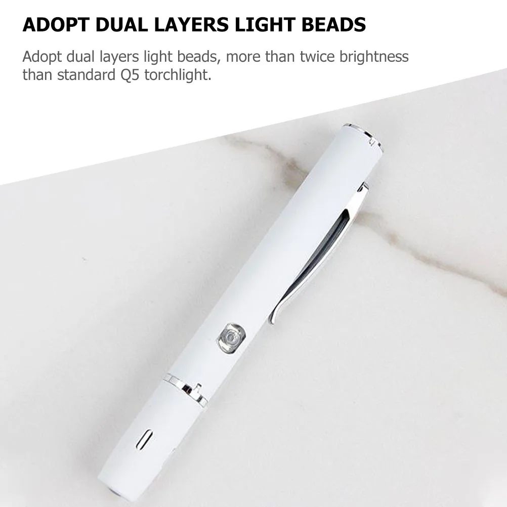 

Pen Light Flashlight Medical Portable Led Style White Rechargeable Lamp Inspection Nurse