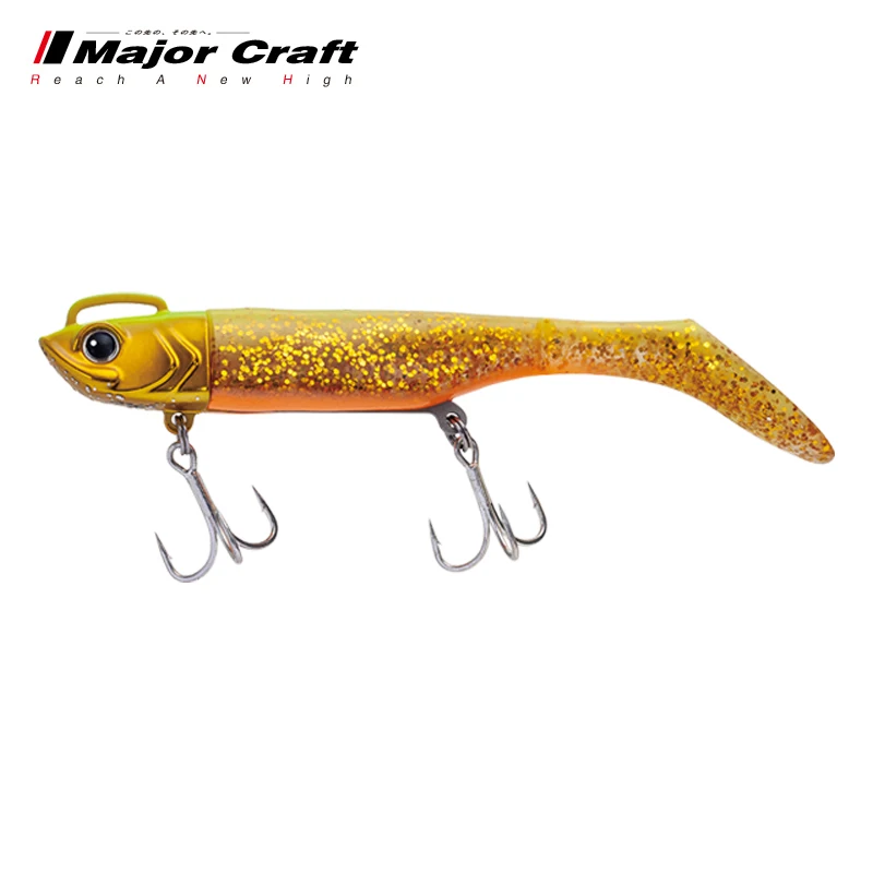 MajorCraft Luya Fishhead Hook Suit Japanese Brand Lead Head Hook T Soft Tail Long Throw Sea Bass Bait