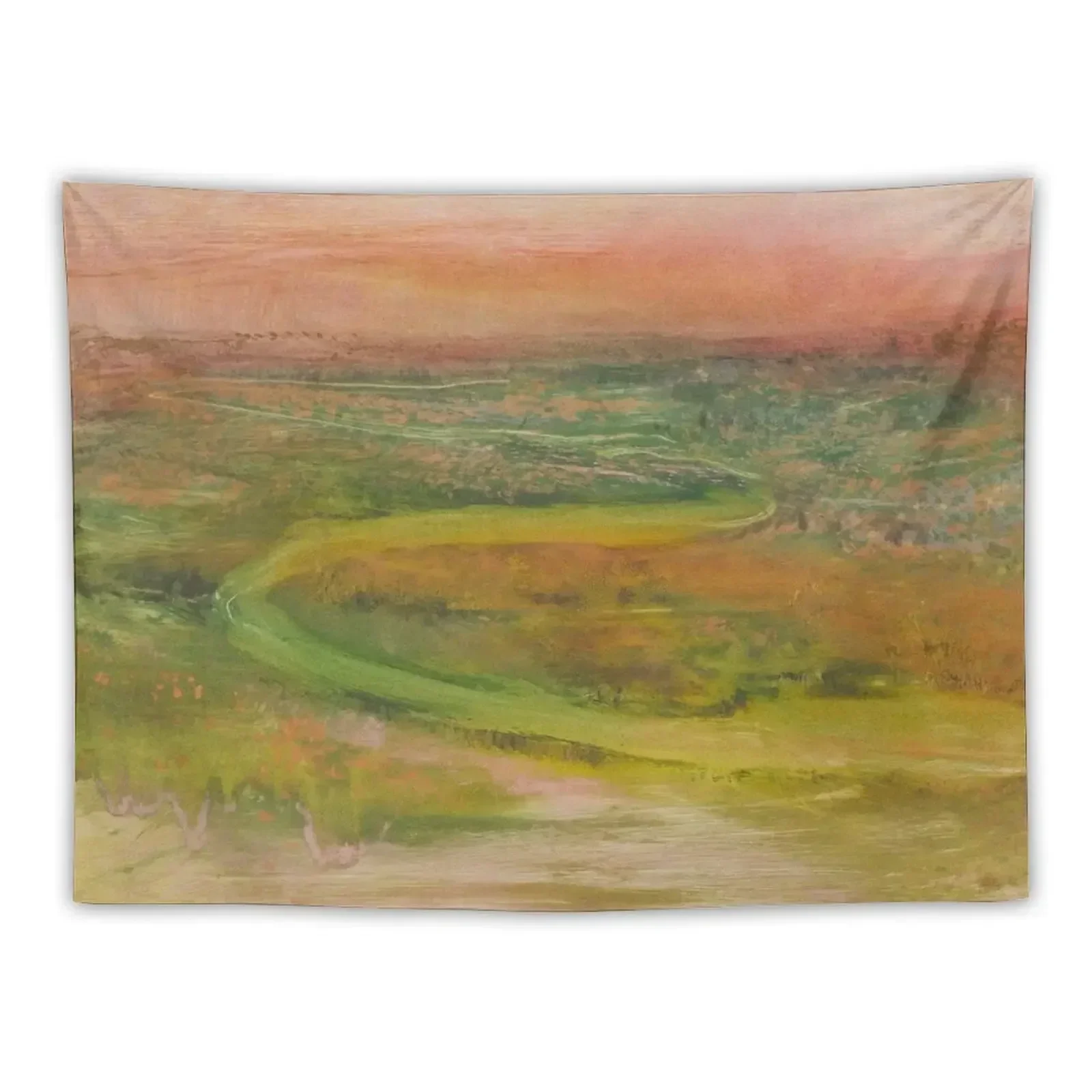 Winding River by Edgar Degas, 1890 Tapestry Wall Art Decor For Room Carpet On The Wall Tapestry