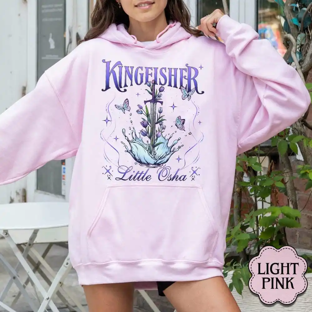 Feminino quicksilver livro kingfisher moletom camisa de dois lados para fãs fantasia bookish merch moletom y2k unisex topo streetwear