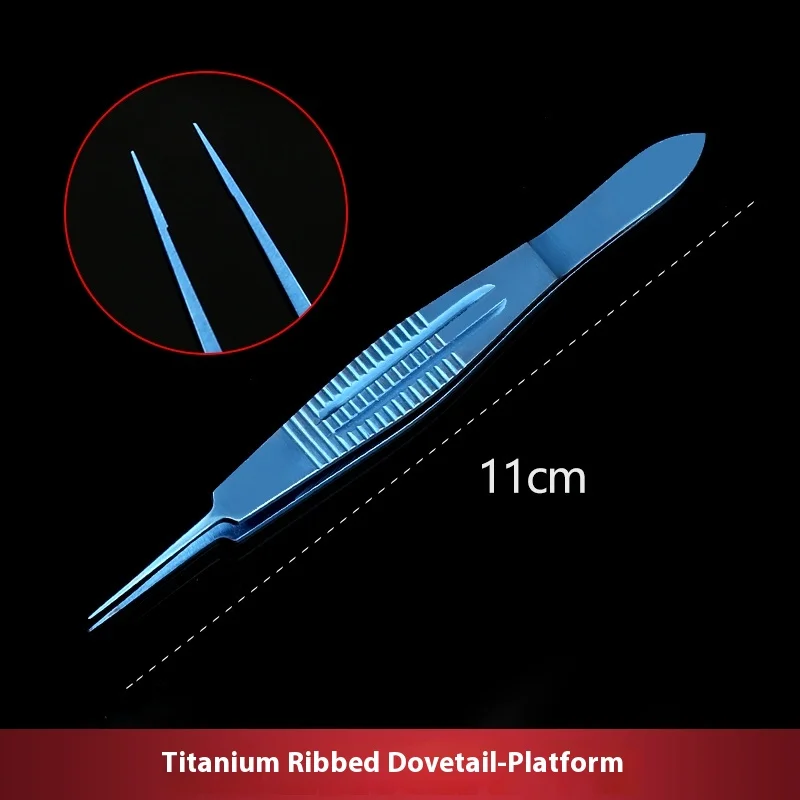 ملاقط الجفن المزدوج، بدون خطاف، خط ربط، ملاقط منصة، ملاقط بلاستيكية للعين #5