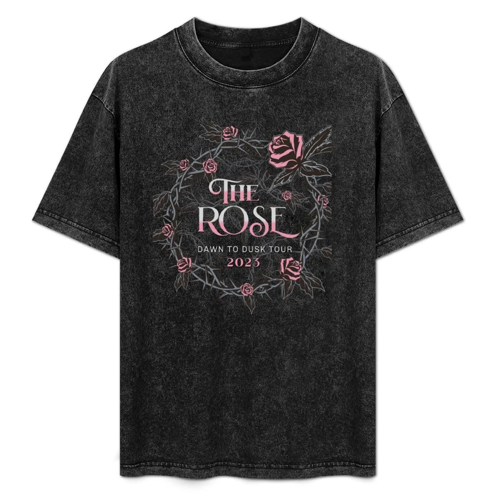 

Dusk to Dawn Tour Concert Shirt The Rose Band kpop T-Shirt Casual Holiday Short Sleeve Tee