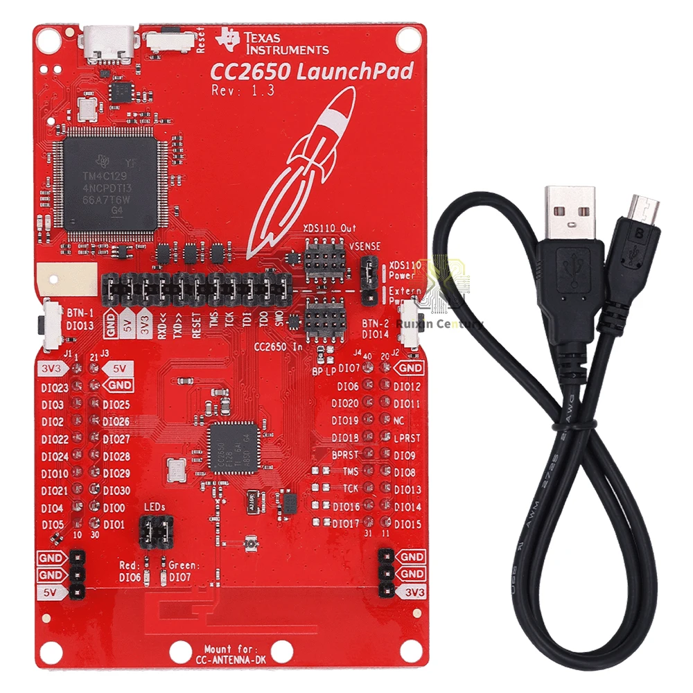 FOR Texas Instruments LAUNCHXL-CC2650 CC2650 SimpleLink LaunchPad Development Kit ZigBee 6LoWPAN 2.4GHz 48MHz