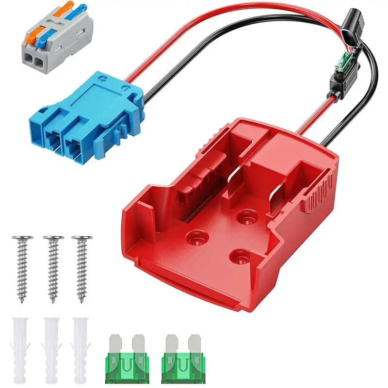 LICE-Power Wheel Adapter For Battery, Peg-Perego Battery Adapter With Wire Harness Connector