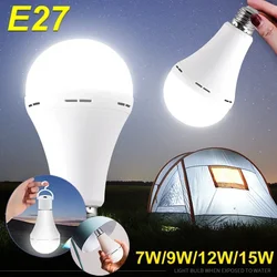 Led Camping Light High Brightness Rechargeable 7-15W Emergency Bulb Waterproof Adjustable Portable Hanging Tent Lamp Fishing