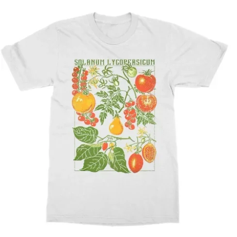 4013 Tomaat Zomer Nieuwe Cartoon T-Shirts Harajuku Korte Mouw Losse Ocasual Tops Vrouwen O-Hals All Match Casual T-Shirts