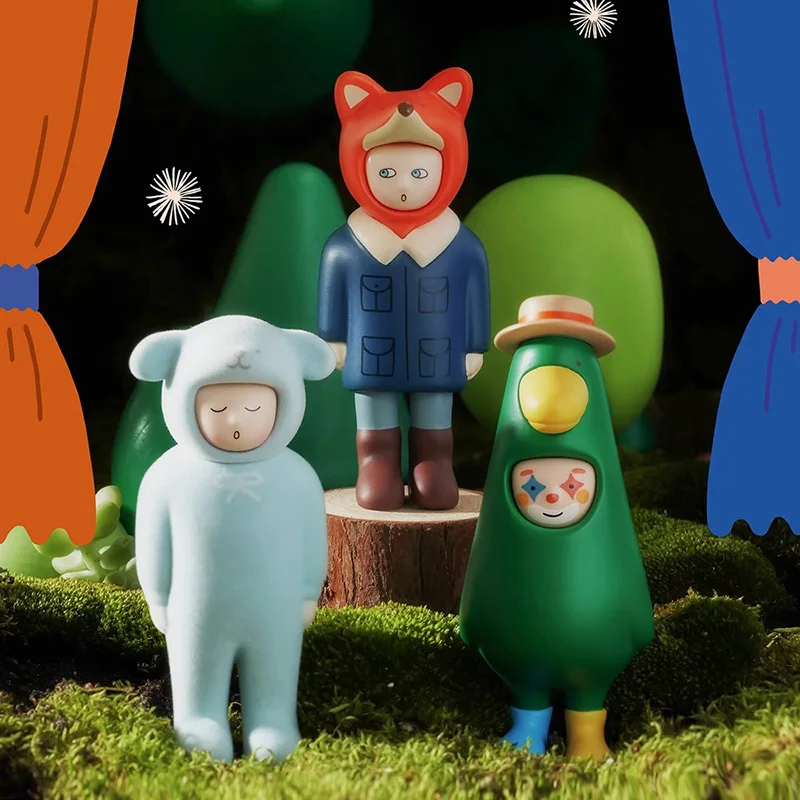 

CBB лесной клуб серии глухая коробка Doll, милые модные украшения для дома и офиса, Интернет-знаменитости подарок на день рождения ручной работы